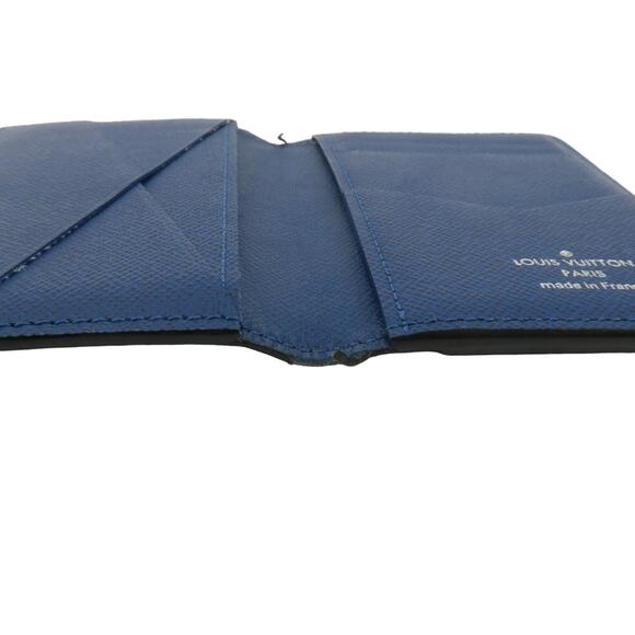 💎✨BEAUTIFUL✨💎Authentic Louis Vuitton Taiga Rama Organizer Depoche Card Case - Picture 10 of 15